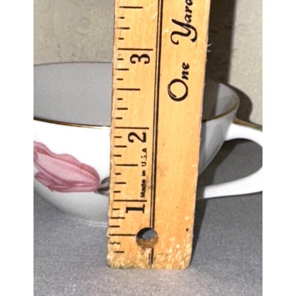 Vintage Sango Fine China Teacup With Pink Floral Design Made In Japan - Picture 2 of 5